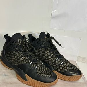 Peak Performance Black and Gold Athletic Shoes